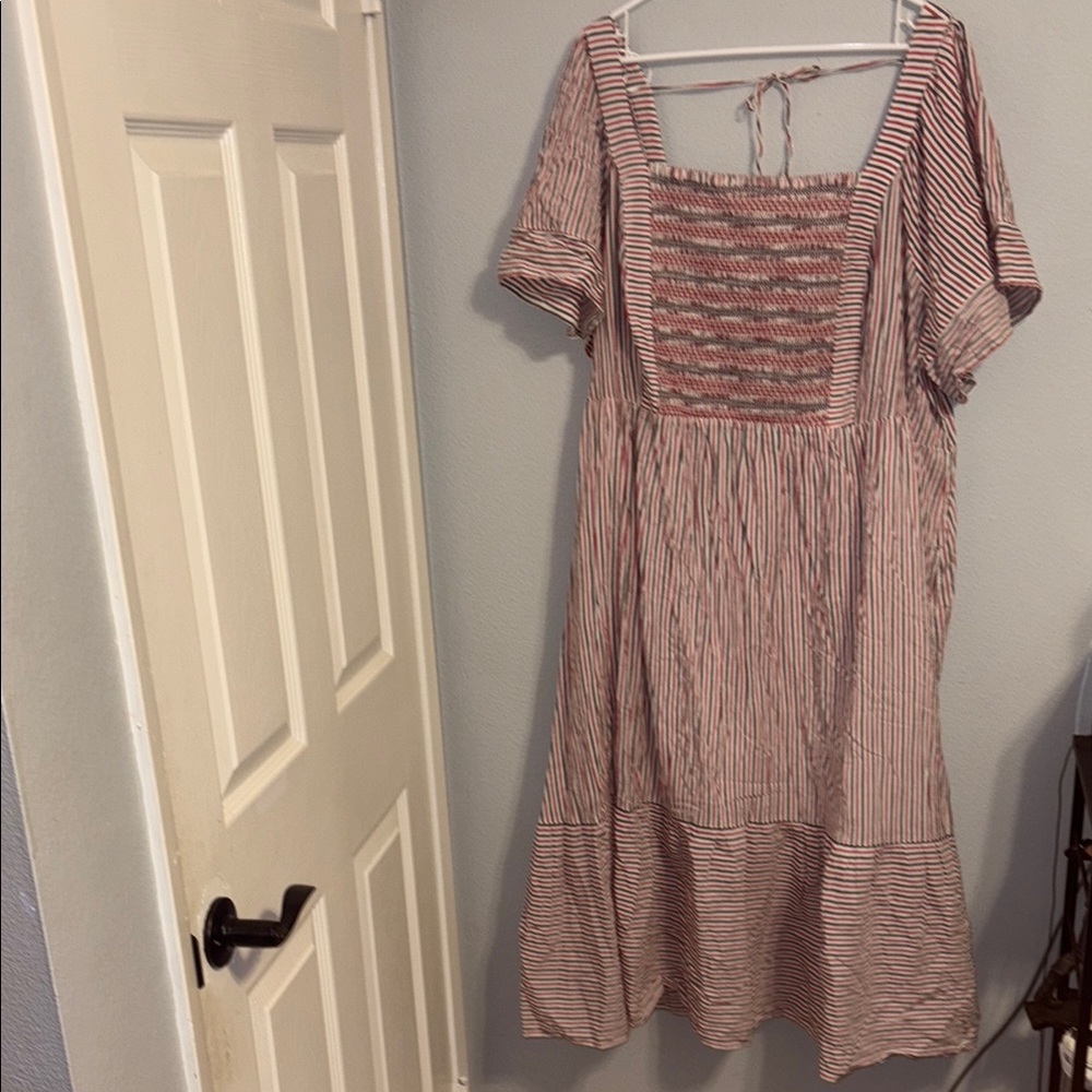 Old Navy Red White and Blue Striped Dress